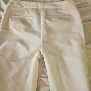 New York & Company White Wide Leg Dress Pants